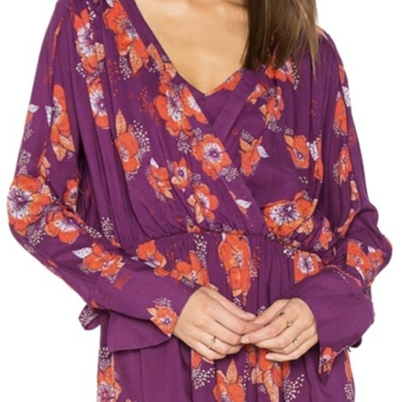 NWT free people tuscan dreams plum L - Picture 4 of 17